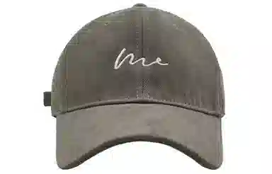 简约复古软顶大头围 大头围宽帽檐显脸小水洗字母 大帽檐 防晒 棉 鸭舌帽  男女同款情侣款