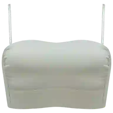 多情猫  纯色抹胸聚拢防下垂美背薄款 防走光吊带显瘦背心一体杯文胸