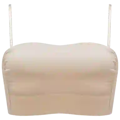 多情猫  纯色抹胸聚拢防下垂美背薄款 防走光吊带显瘦背心一体杯文胸