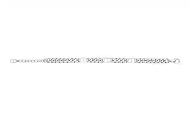 DIOR CD ICON Bracelet Silver Brass Chain