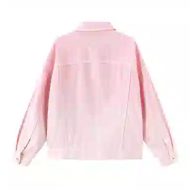 森马 渐变宽松刺绣牛仔夹克 女款