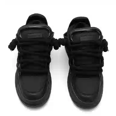 Seattle Palm x ABCIU Black Low Top Sneakers