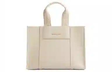CHARLESKEITH PU Tote CognacBeigeBlack