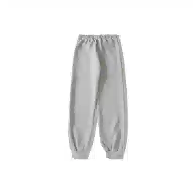 我是大卫 纯色跑步比赛健身运动风休闲宽松束脚休闲裤 男女同款