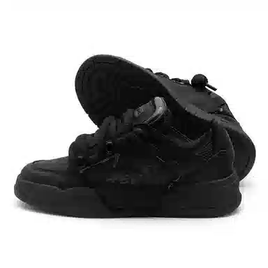 Seattle Palm x ABCIU Black Low Top Sneakers