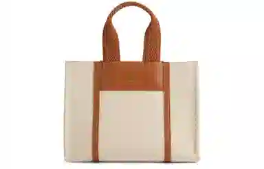 CHARLESKEITH PU Tote CognacBeigeBlack