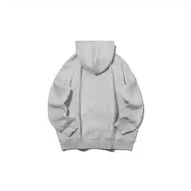 我是大卫 连帽纯色基础款慵懒风套头宽松休闲口袋卫衣 男女同款