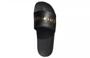 adidas Adilette Black Gold