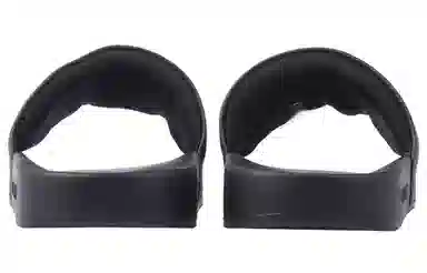 Gucci Leather Open-Toe Slides Black