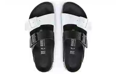Birkenstock Arizona Black White