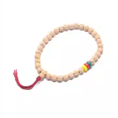 潘家园 青春精致三色雪巴琉璃隔片 柏香籽/百香籽 菩提类手串 男女同款情侣款