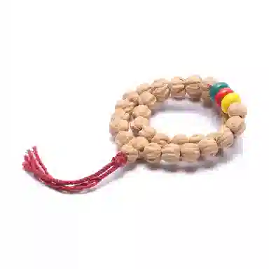 潘家园 青春精致三色雪巴琉璃隔片 柏香籽/百香籽 菩提类手串 男女同款情侣款