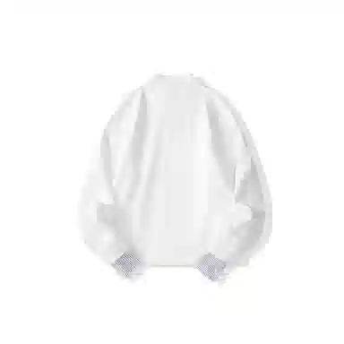 我是大卫 韩版拼接袖口基础潮流打底慵懒感半高领卫衣 男女同款