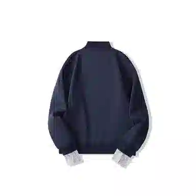 我是大卫 韩版拼接袖口基础潮流打底慵懒感半高领卫衣 男女同款