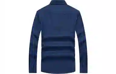 恒源祥 纯色休闲长袖衬衫 男款