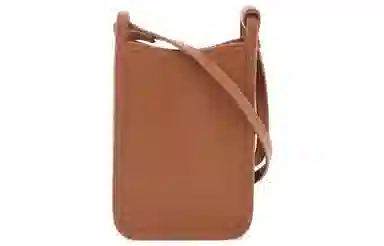 Longchamp Brown Leather Crossbody Bag