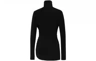 美洋 纯色高领打底休闲长袖衬衫 女款