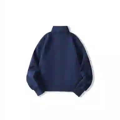 我是大卫 高街纯色立领拉链口袋创意休闲夹克 男女同款