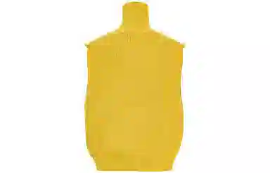 美洋 复古高领针织背心 女款