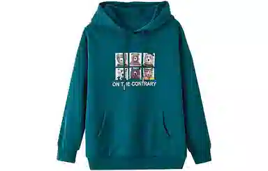 【dme】 小熊印花连帽加绒卫衣 女款