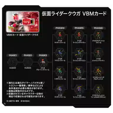 BANDAI kuuga dim VBM