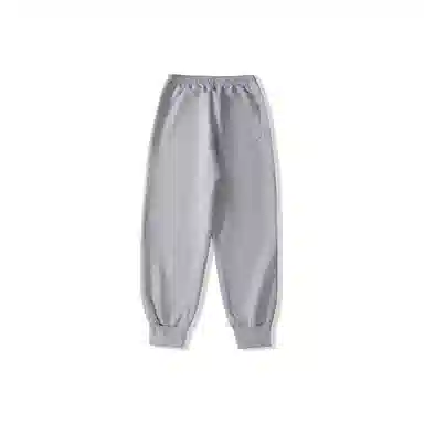 我是大卫 纯色基础款简约抽绳系带宽松百搭束脚休闲裤 男女同款