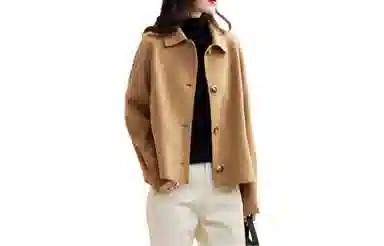 【dme】 翻领小个子长袖大衣 女款