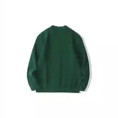 我是大卫 基础款单排扣开衫落肩保暖慵懒风长袖针织衫 男女同款