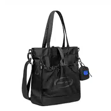 WINNER Nylon Messenger Bag Black