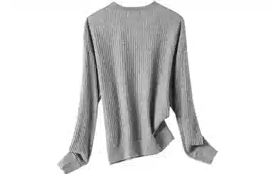 恒源祥 纯色圆领毛衣 女款 灰色