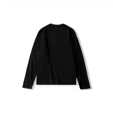 我是大卫 纹理感宽松打底衫基础款保暖套头圆领针织衫 男女同款