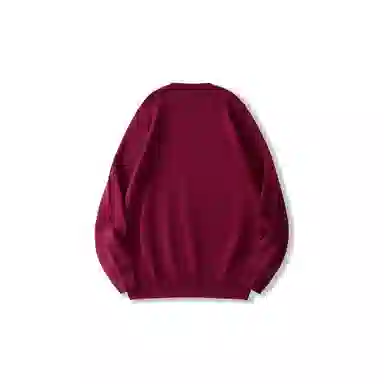 我是大卫 经典糖果色纯色基础款潮流宽松休闲针织衫 男女同款