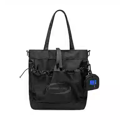 WINNER Nylon Messenger Bag Black