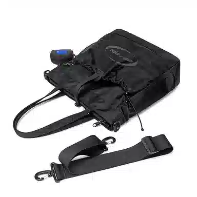 WINNER Nylon Messenger Bag Black