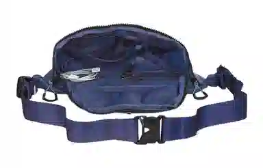 The North Face Logo Nylon Waist Bag Blue