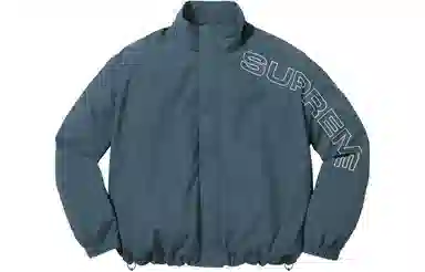 Supreme FW23 WEEK1 SPELLOUT EMBROIDERED TRACK JACKET Logo