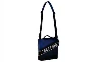 Supreme FW23 Reflective Logo Shoulder Bag Blue