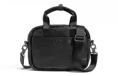 Ace Paul Black Leather Shoulder Bag