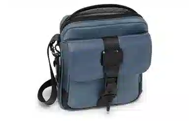TUMI Junior Nylon Messenger Bag Blue
