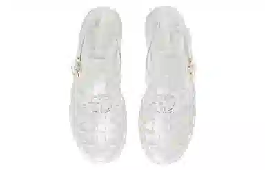 Gucci Rubber Double G Sandals Transparent