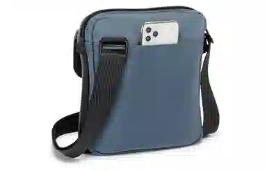 TUMI Junior Nylon Messenger Bag Blue