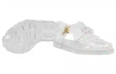 Gucci Rubber Double G Sandals Transparent
