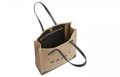 BALLY Bar Logo Tote