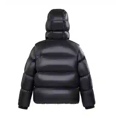 高梵 黑金鹅绒小火山旗舰系列短款四格加厚羽绒服 儿童款 黑色