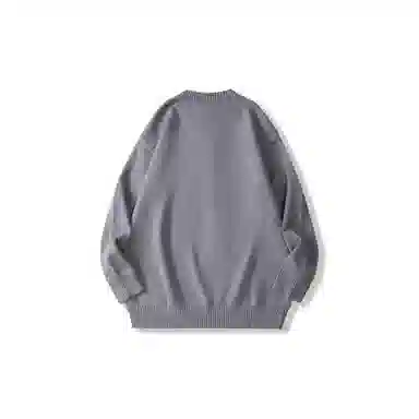 我是大卫 文艺风日系慵懒风糖果色宽松单排扣针织衫 男女同款