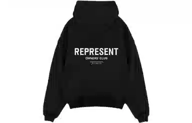 REPRESENT Hoodie Black