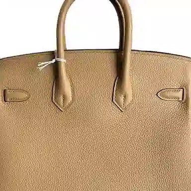 HERMES Birkin 25 Togo 4B Biscuit