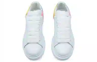 Alexander McQueen White Leather Sneakers