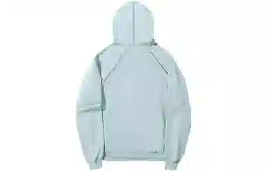 中国李宁 趋势系列 字母连帽抓绒卫衣 男女同款 石青灰