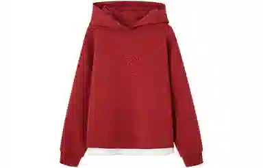 【dme】 假两件连帽长袖卫衣 女款